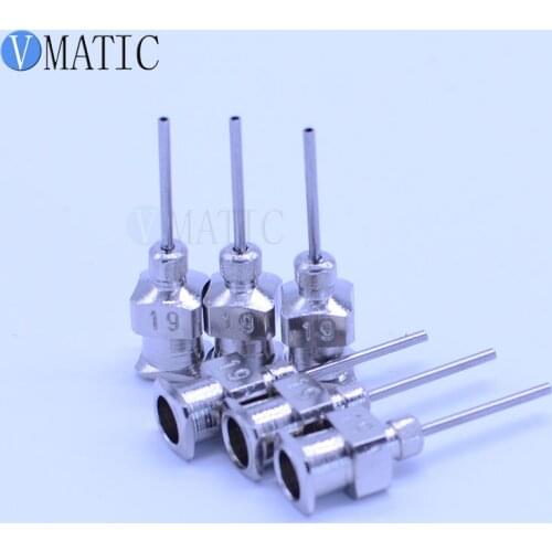 Free Shipping Non-Sterilized 12Pcs 1/2 Inch 19G Stainless Steel Dispensing Needles And Tips