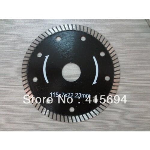 20pcs/set 115X7X22.23-15.88mm hot pressed turbo diamond saw blade for tiles, ceramic,granite,marble,bricks and concrete