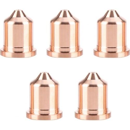 5Pcs 220941 Nozzle Small Good Conductivity Brass Welding Sprayer Plasma Nozzle for MAX65 Plasma Cutting Torch
