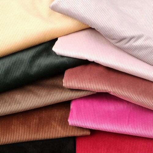 David accessories 50*145cm Embossed Stripes Velvet Fabric DIY Handmade Sewing Clothes Bags Supplies Soft Corduroy Fabric,c9700