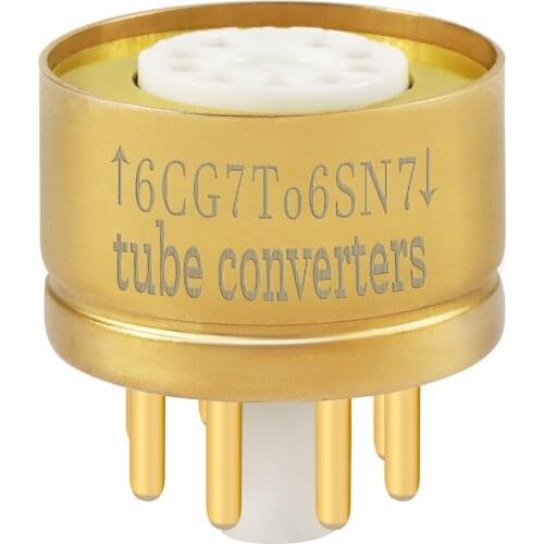 6CG7 To 6SN7 6SL7 ECC33 Vacuum Tube Amplifier Convert Socket Adapter