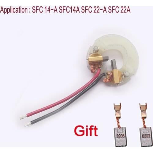 Free shipping! Carbon Brush Holder and Carbon Brushes complet Brush Card for HILTI SFC 14-A SFC14A SFC 22-A SFC 22A