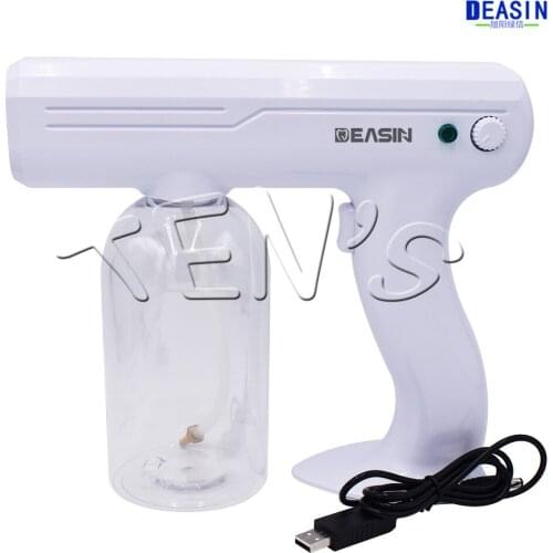 800ML 110V/220V CE Household Portable Wireless Sprayer Machine Blue Light Nano Steam Spray Gun Disinfection