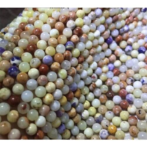 PURPLE OPAL round 6/8/10MM AAA 37cm for DIY jewelry making loose beads FPPJ wholesale beads nature