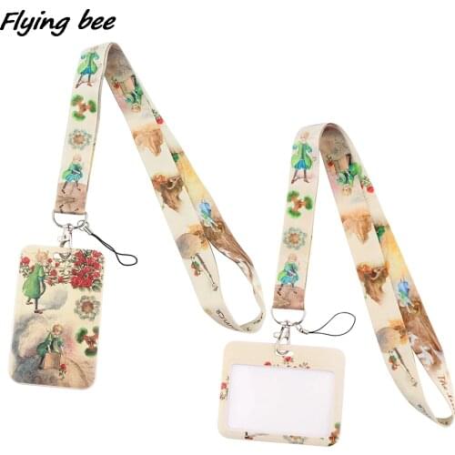 Flyingbee X2044 Cartoon Prince Fox Lanyard For Key Neck Strap Lanyard Card ID Badge Holder Key Chain Key Holder Hang Rope Gifts