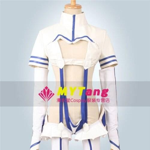 Hot Anime KILL la KILL Satsuki Kiryuin Cosplay Costumes White Blue Frighting Uniforms Full Set For Female Custom-Make Any Size