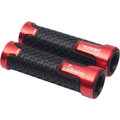 For Vespa GTS GTV LX LXV Sprint Primavera 50 125 150 250 Handle Grips Ends Handlebar Caps Cover 7/8" 22mm Motorcycle Grip Glue