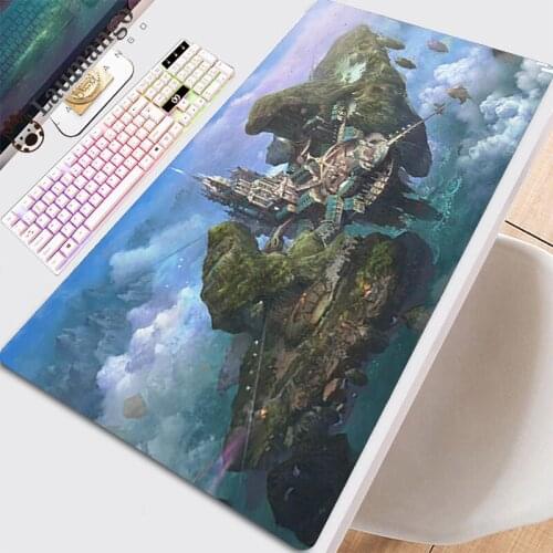 Mouse Pads Cheap Gaming Laptop Mats Kawaii Big Mousepepad Extended Gamer Mausepad Table Pads Mats Kawaii Castle In The Sky Pads