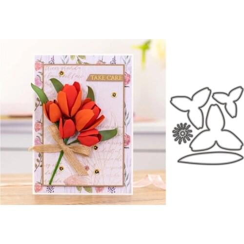 Flower Metal Cutting Dies for Scrapbooking Handmade Tools Mold Cut Stencil New 2021 DIY Card Make Mould Model Craft Decoration