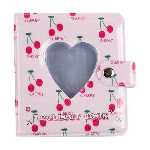 3 Inch Photo Album Cover & Inner Pages PVC Hollow Love Heart Binder Photocard Holder Card Holder Instax Album Kpop Binder