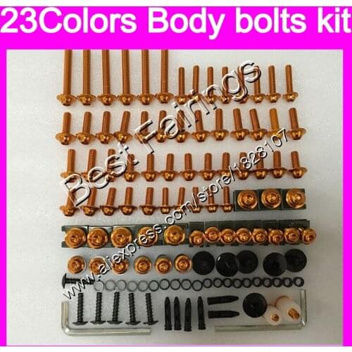 Fairing bolts full screw kit For HONDA CBR893RR 94 95 96 97 CBR900RR CBR 893 RR 1994 1995 1996 1997 Complete Body screws Nuts