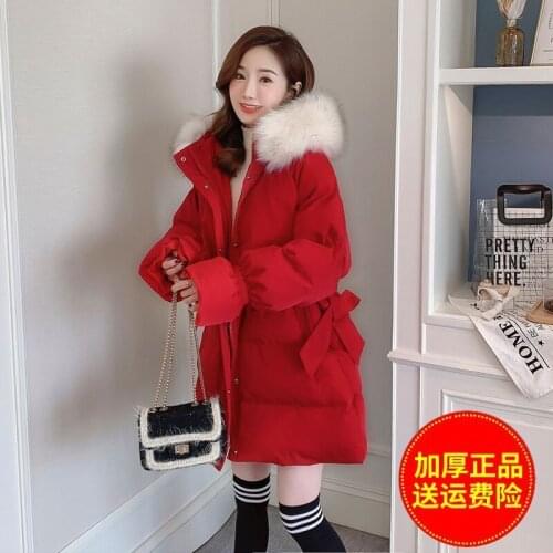 Parkas Winter Jacket Women Hooded Jackets for Women 2021 Lady Midi Long Coat Female Fashion Slim Clothes Jaqueta Feminina HLY140