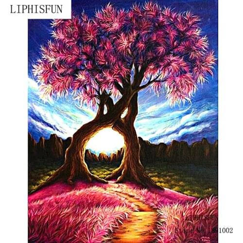 Full Square Diamond 5D DIY Diamond Painting "Wonderland Scenic" 3D Embroidery Cross Stitch Rhinestone Painting Decor BK