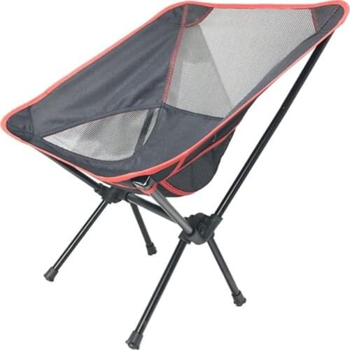 Outdoor camping beach chair portable leisure folding chair comfortable simple space chair