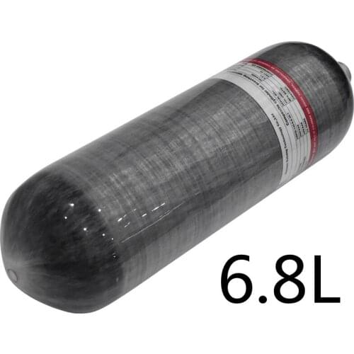 6.8L CE Carbon Fiber Scuba Diving Tank 4500Psi 30Mpa Refill Gas Cylinders Dive Cylinder For Diving Paintball Tank