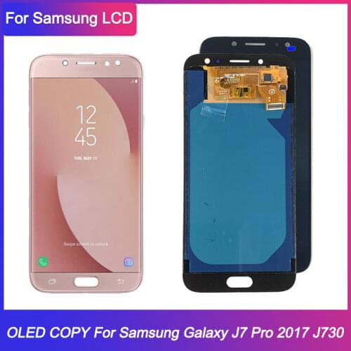 OLED Copy for Samsung Galaxy J7 2017 LCD J730F J730GM J730G J730 Adjustable Digitizer Display Display For Samsung J7 touch