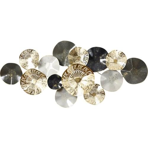 Light Extravagant Nordic Wind Iron Art Wall Hanging Decoration Simplicity Golden Metal Minimalist Decor Decorative Shelves