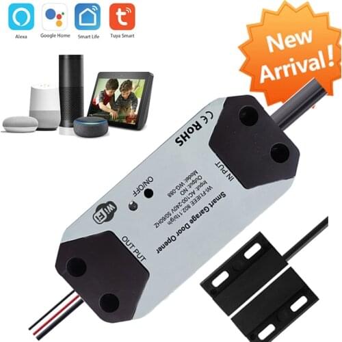Tuya Zigbee Smart Garage Door Controller Opener Wireless Remote WiFi Switch Smart Life Voice Control Work With Alexa Google Home