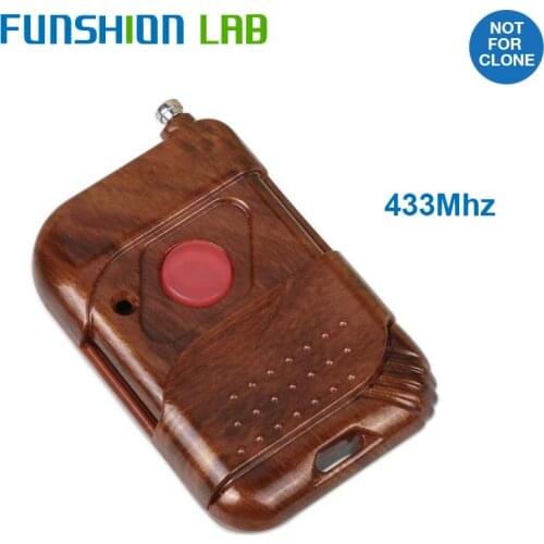 FUNSHION 433 Mhz Universal Wireless Remote Control Learning Code 433Mhz Transmitter For Gate Garage Opener Electric Door Fob Key