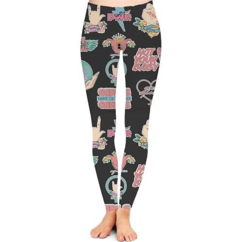 Custom Made Women Empowerment Sublimation Printing Pants Leggings