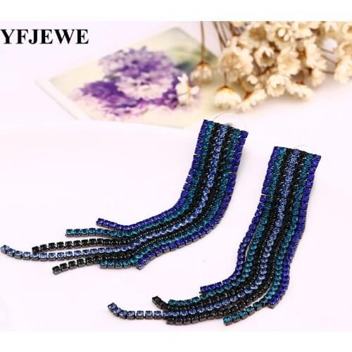 YFJEWE 2018 Fashion Vintage Bohemian Earrings For Women Leaf Dangle Earrings Ethnic Earrings Statement Woman Jewelry E015