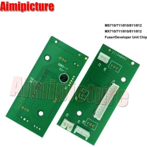 40G4135 Developer Unit Chip For Lexmark MX710 MX711 M810 MX811 MS710 MS711 MS810 MS811 40G4135 Fuser Unit chip 200K 8pcs/lot