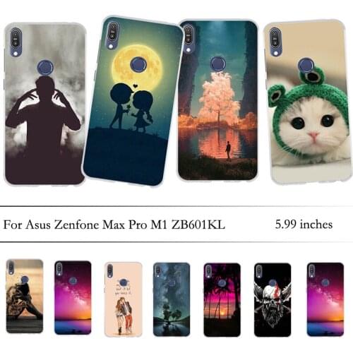 For Asus Zenfone Max Pro M1 ZB601KL Case Silicone Soft TPU Phone Case for Asus Zenfone Max Pro M1 ZB601KL ZB602KL Cover Case Bag