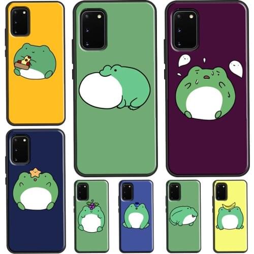 Cute Funny Frog For Samsung Note 20 Ultra Note 10 Plus Case For Galaxy S21 S8 S9 S10 Plus S20 FE Coque