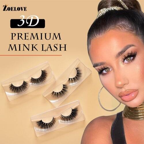 Faux Cils Natural Fake 3d Mink Eye Lashes Pack Wholesale Beauty False Eyelashes Set Bulk Lash Vendors Eyelash Packaging Box