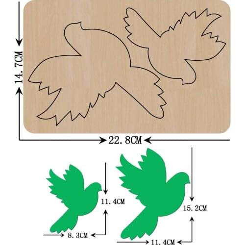 Pigeon wooden cutting dies mould & wood knife blade punch die stencils Fit common cutting machine