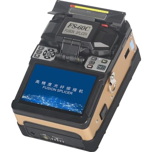 FS-60C Golden Automatic Fusion Splicer Machine Fiber Optic Fusion Splicer Fiber Optic Splicing Machine