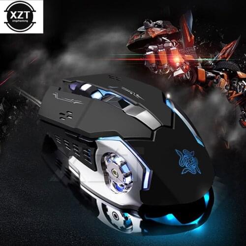 Hot Sale Gaming Mouse DPI Adjustable Computer Optical LED Game Mice Wired USB Games Cable Mouse LOL for Professional Gaming mice