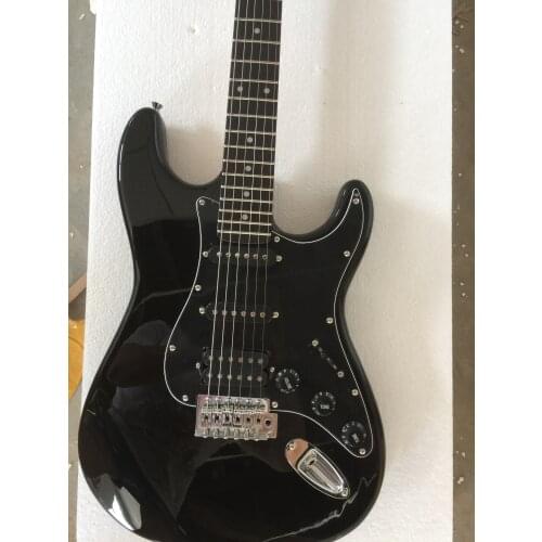 Free delivery / rosewood fingerboard black guard board single double pickup high quality st Guitar / China Electric Guitar