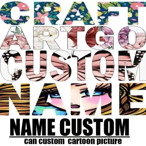 Cartoon Name Letter Photos Custom 5D Diamond Painting Cross Stitch Full Square Diamond embroidery Mosaic Home Decor Kids Gift