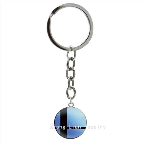 New Fashion stylish keychain Super Smash Ball Glass Dome jewelry Interesting accessory gift for boys NS429