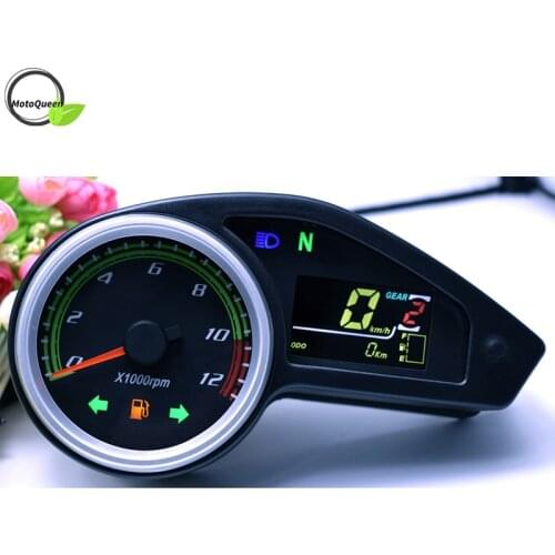 Motorcycle Odometer Color Speedometer Tachometer Gauges LCD Digital Instrument For Brazil Chile CG Off-Road GY200 Enduro 250
