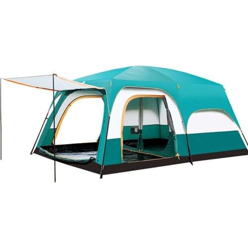 Outdoor Tent 5-8 Person Camping Tent,Two Bedrooms One Living Room Easy Instant Backpacking For Sun Shelter,Travelling,Hiking