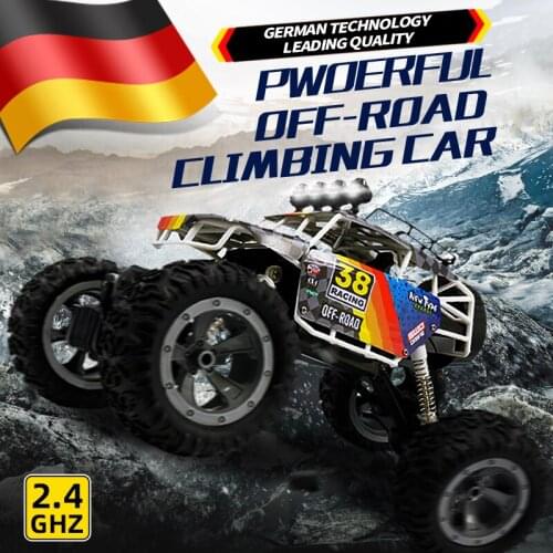 1:12 RC Car 2.4G 4WD Remote Control Spray Climbing Car Alloy Material Off-Road Four-Wheel Drive High-Speed Toy for Boy Children