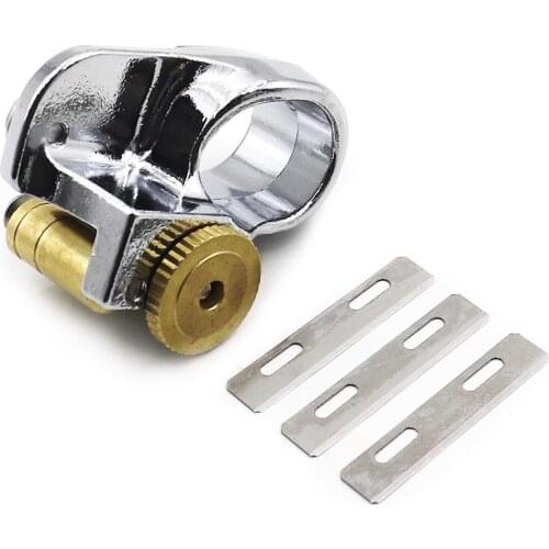 Adjustable Leather Tools Strap Cutter Leathe rcraft Strip Belt DIY Hand Cutting Leather Cord Cutting Blade With 3 Sharp Blades