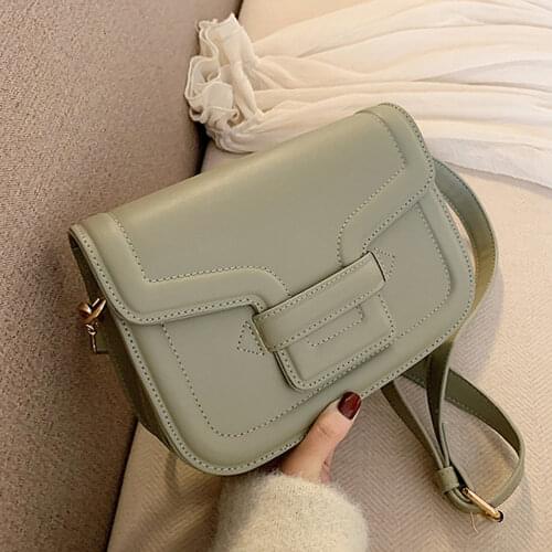 Crossbody Bags for Women Black Fashion Small PU Leather Shoulder Bag Solid Color Handbag Lady Vintage Designer Purses Hand bag