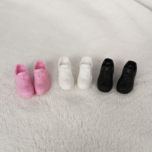 3Colors High Heel Shoes For Blythe Doll 1/6 Fashion Sneaker Shoes For Licca Doll Mini Shoes For Momoko 1/6 BJD Doll Accessories