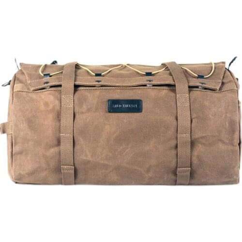 Universal Motorcycle Pannier Side Saddle Bag Side Storage Luggage Canvas Waterproof travel Bag