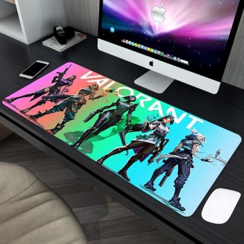Valorant Mause Pad Gamer Kawaii Gaming Accessories Carpet Keyboard and Desk Anime Rug Pc Computer Laptop Mat