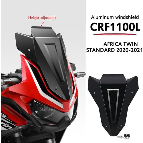 Motorcycle windshield windscreen Wind Shield Deflector For Honda crf1100l CRF 1100 L Africa Twin CRF1100AL STANDARD 2020 - 2021