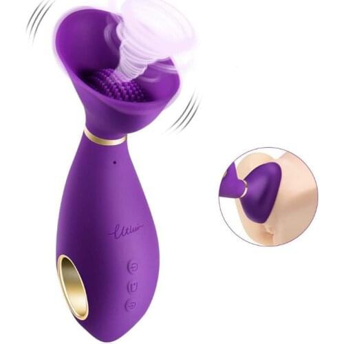 Oral Clitoris Tongue Sex Vibrator Nipple Sucker Massager Vibrators Breast Enlarge Clitoris Stimulate Adult Sex Toys for Women