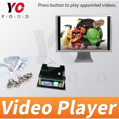 Escape room Video player metal buttons version Room Escape press the buton to get the corresponding video clues YOPOOD