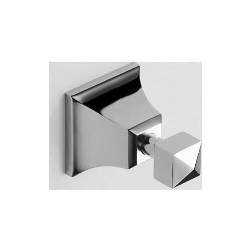 Vidric 100% Solid Brass Chrome Square Clothes hooks kitchen hook Bathroom robe hook single wall hanging hook WT3501