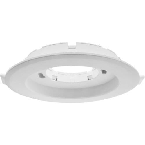 Downlight Fixture, GX53 Round White LED Recessed Ceiling Light Frame for Ceiling and Cabinet,Hole Cutout 85mm,Pack of 4