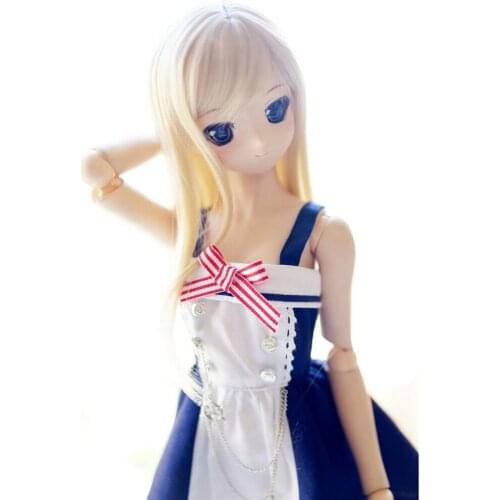 [wamami] Dark Blue Dress Sui /Dress 1/4 MSD 1/3 SD DZ AOD BJD Dollfie