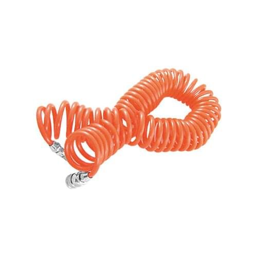 1/2" Quick Connector 8mm x 5mm 9M PU Air Recoil Hose Free shipping